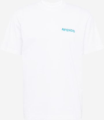 T-Shirt Afends en blanc : devant