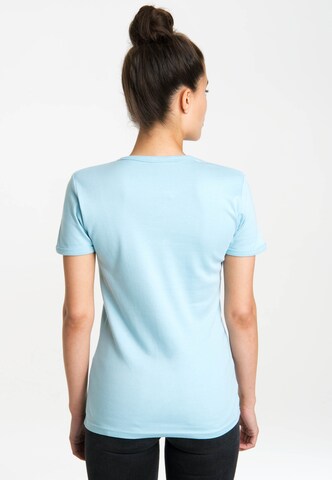 LOGOSHIRT Shirt 'Captain America' in Blue