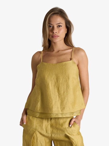 Top di Ottod’Ame in giallo: frontale