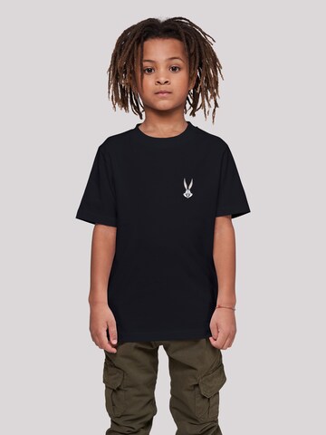 F4NT4STIC Shirt 'Looney Tunes Bugs Bunny' in Black: front