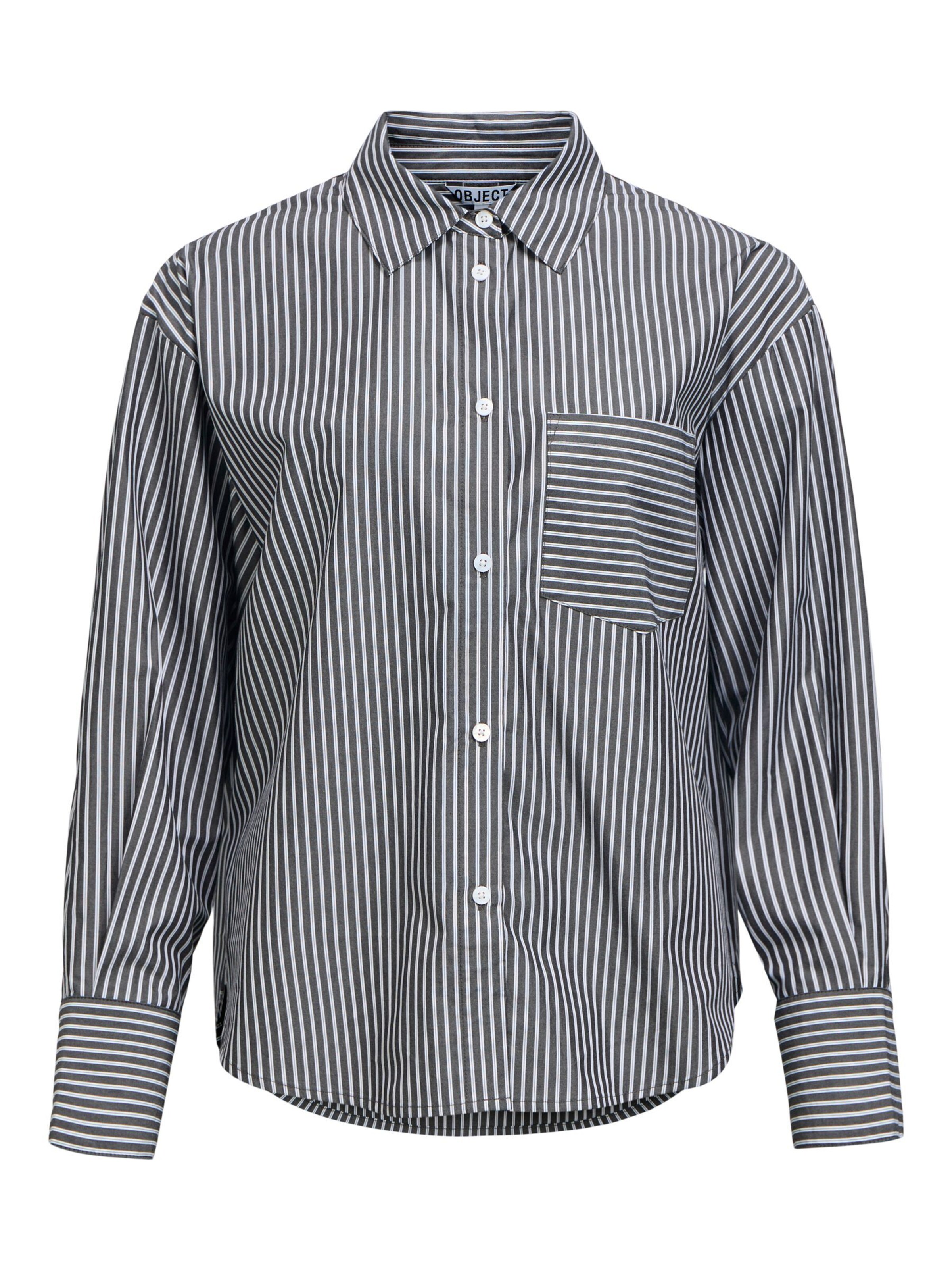 Camicia da donna di OBJECT in nero: frontale