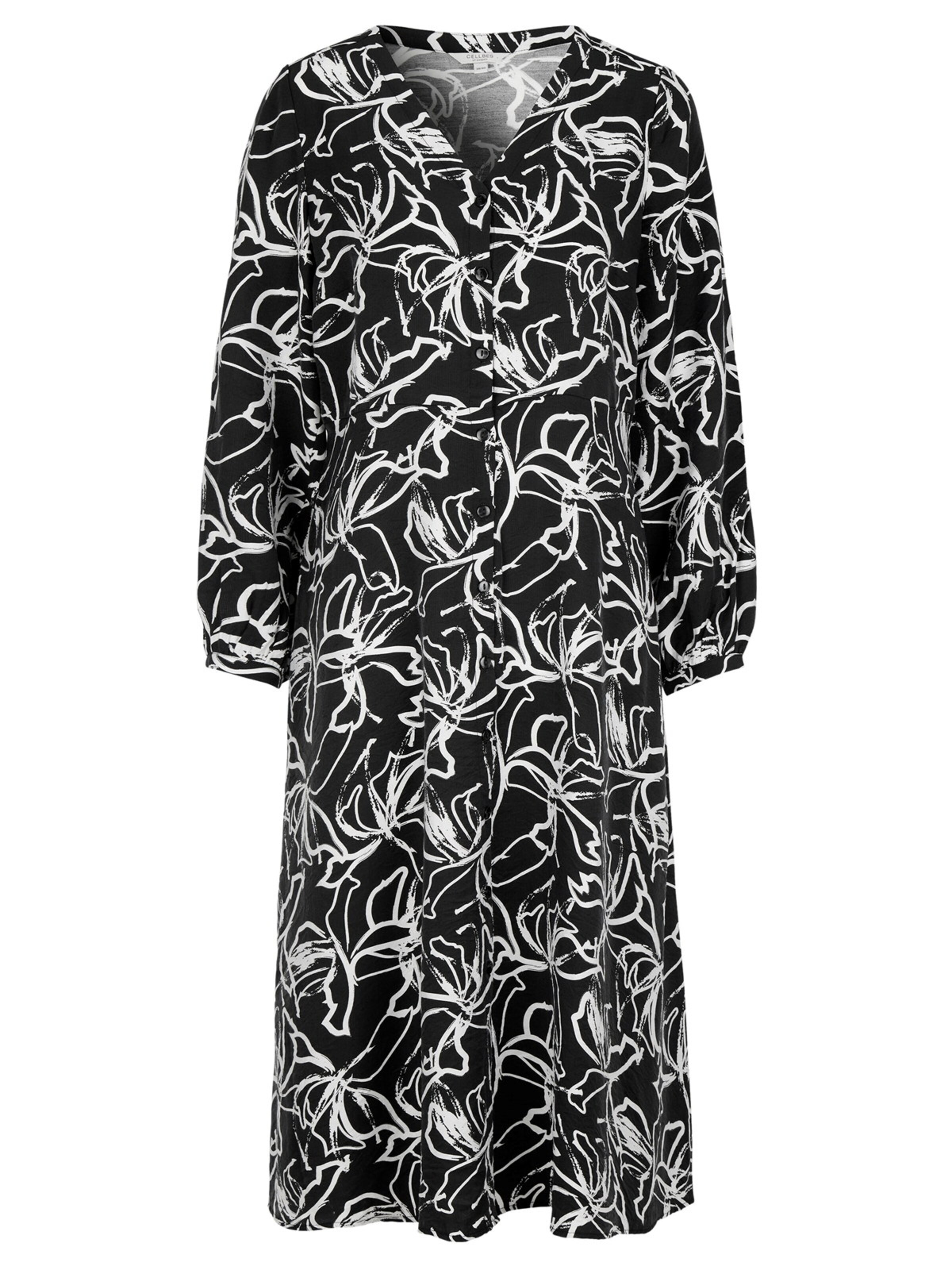 Cellbes of Sweden Jurk in Zwart: voorkant