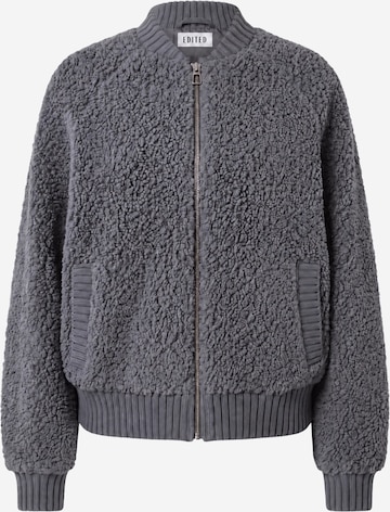 EDITED Strickjacke 'Sindy' in Grau: Vorderseite