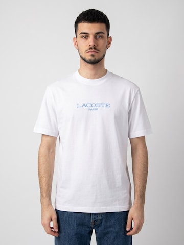 LACOSTE Bluser & t-shirts 'T-SHIRT WHITE' i hvid: forside