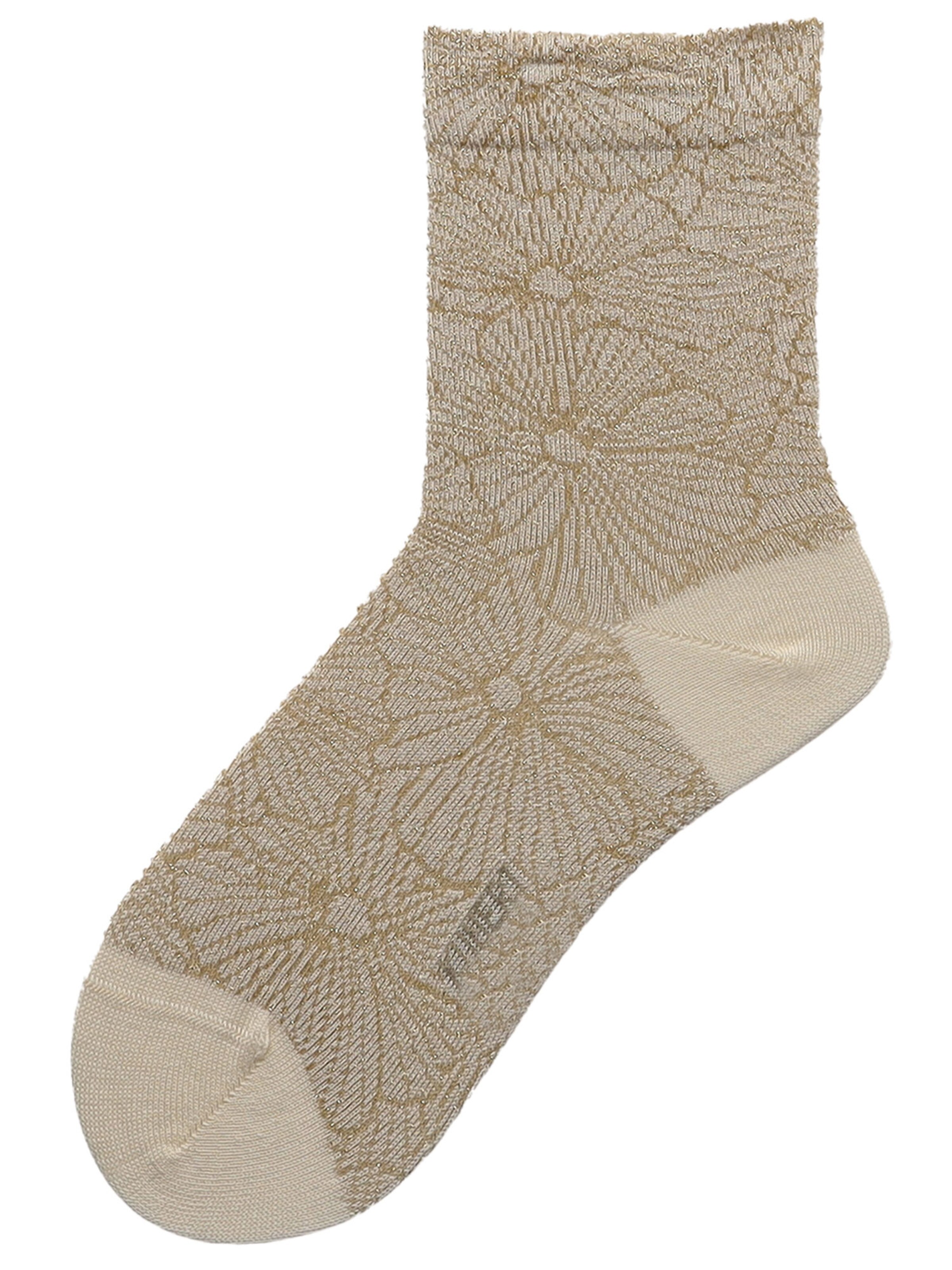 KUNERT Sokken 'Allover Love ' in Beige: voorkant