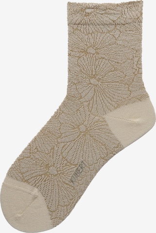 KUNERT Sokken 'Allover Love ' in Beige: voorkant