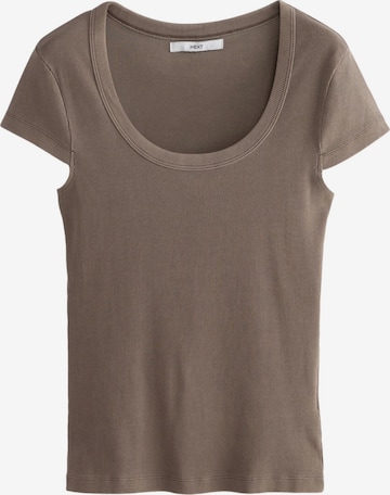 Next Shirt in Brown: front