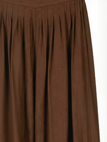 Coster Copenhagen - regular Pantalón ' Volume ' en marrón: frente