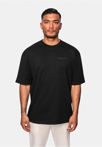 Dropsize Shirt 'Crew Love' in Schwarz: Vorderseite