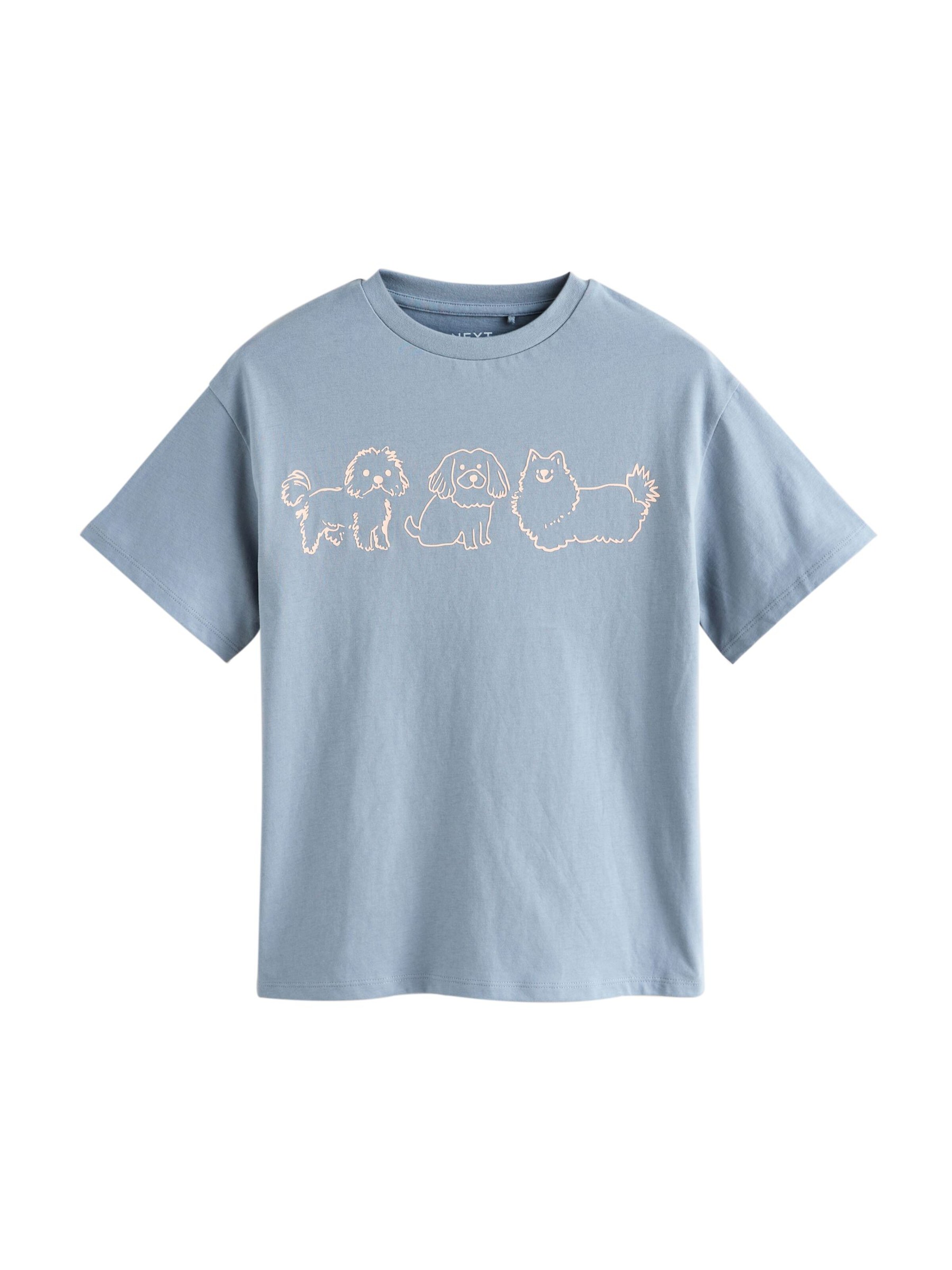 mėlyna Next Marškinėliai