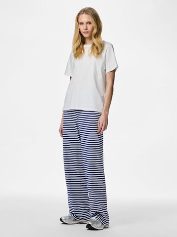 PIECES Wide leg Pants 'PCLaya' in Blue