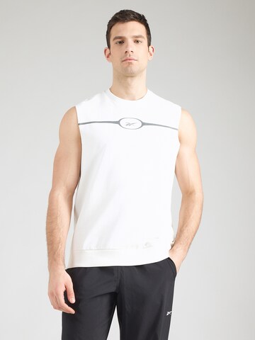 Reebok Performance Shirt 'ATHLETE FLEX' in White: front