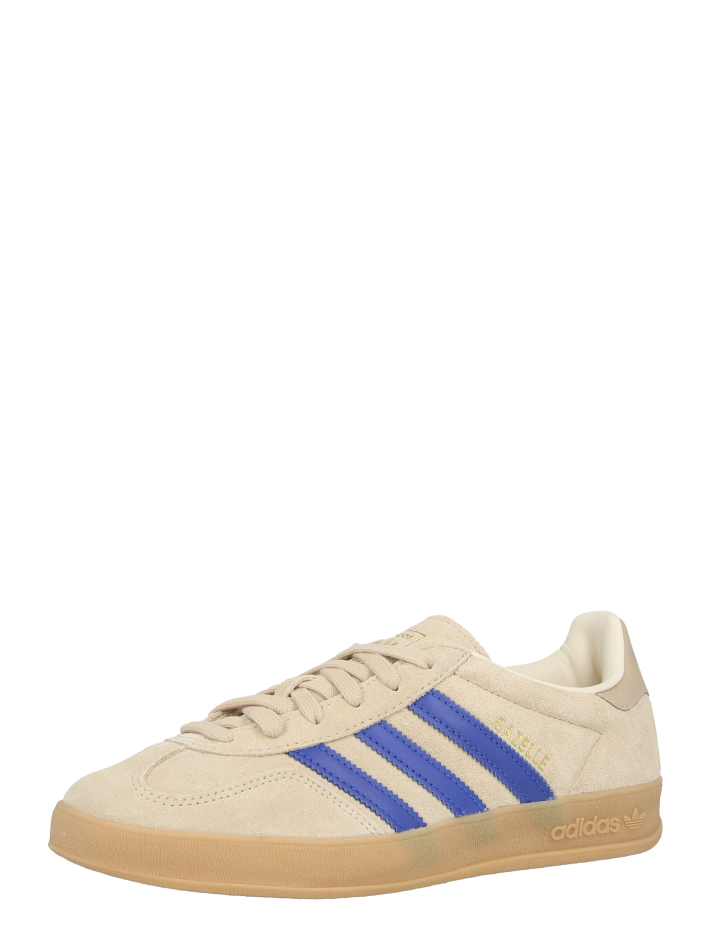 Baskets basses 'GAZELLE' ADIDAS ORIGINALS en beige : devant