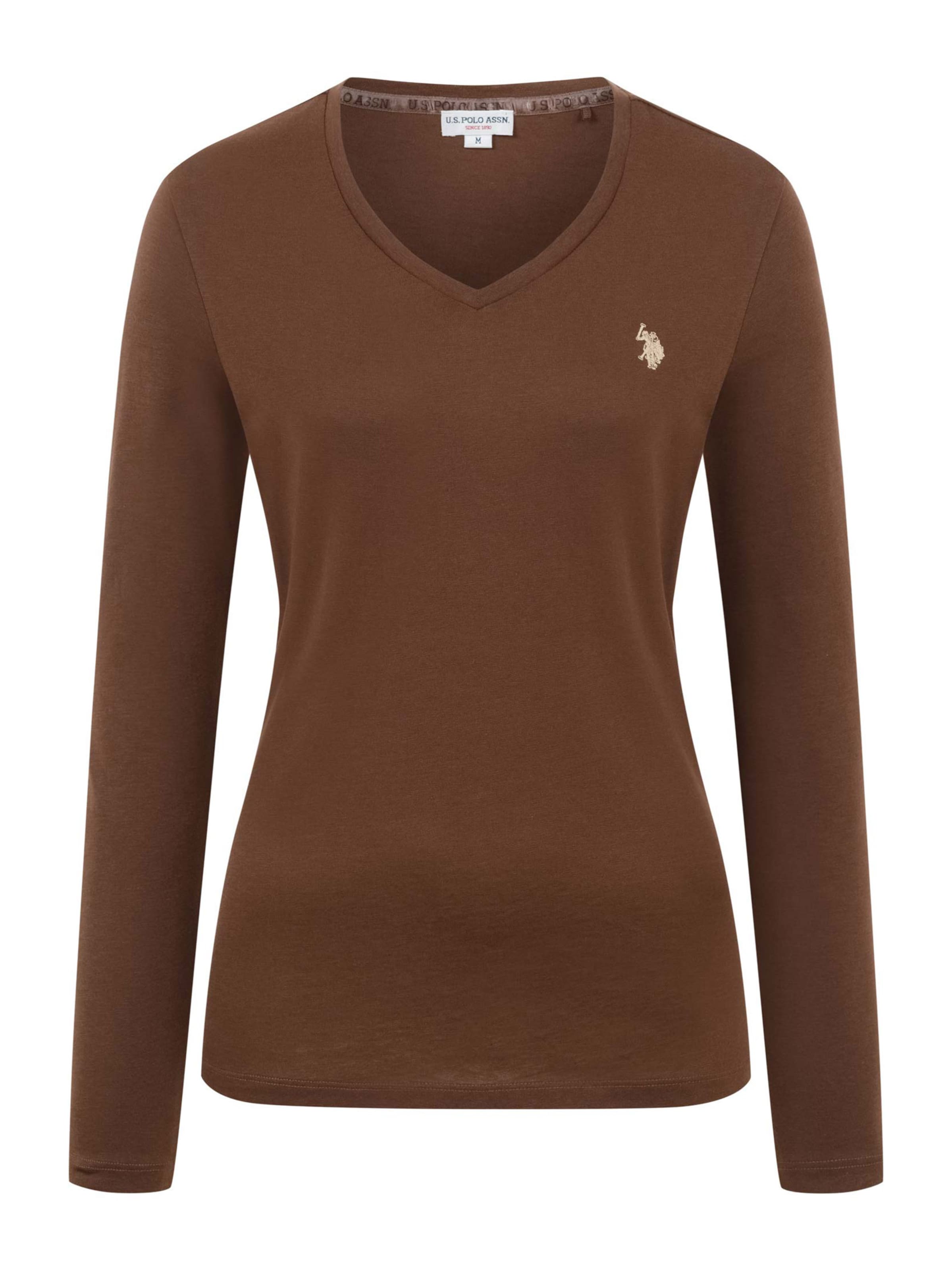 U.S. POLO ASSN. Shirt in Brown: front