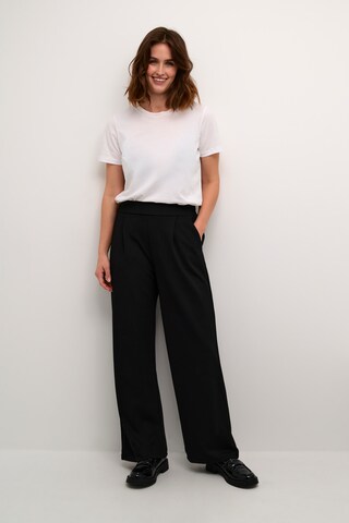 Regular Pantalon à pince 'Frederikke' Kaffe en noir