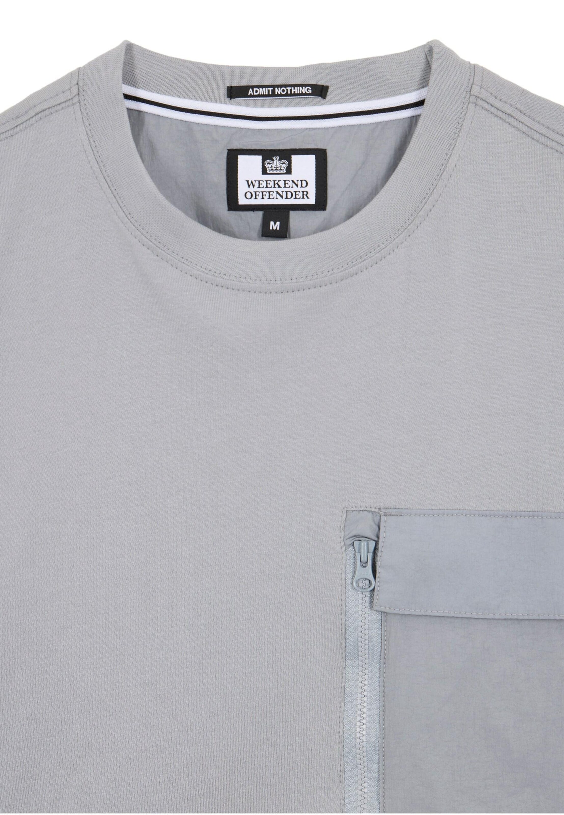 Weekend Offender T-Shirt 'Takaji' in Grau