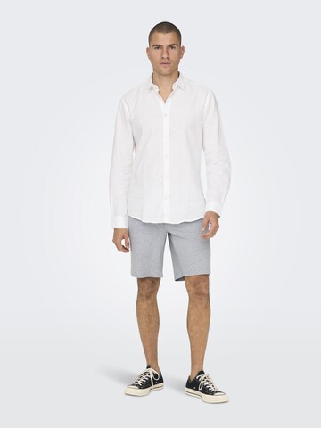 Only & Sons Regular Shorts 'Mark' in Grau