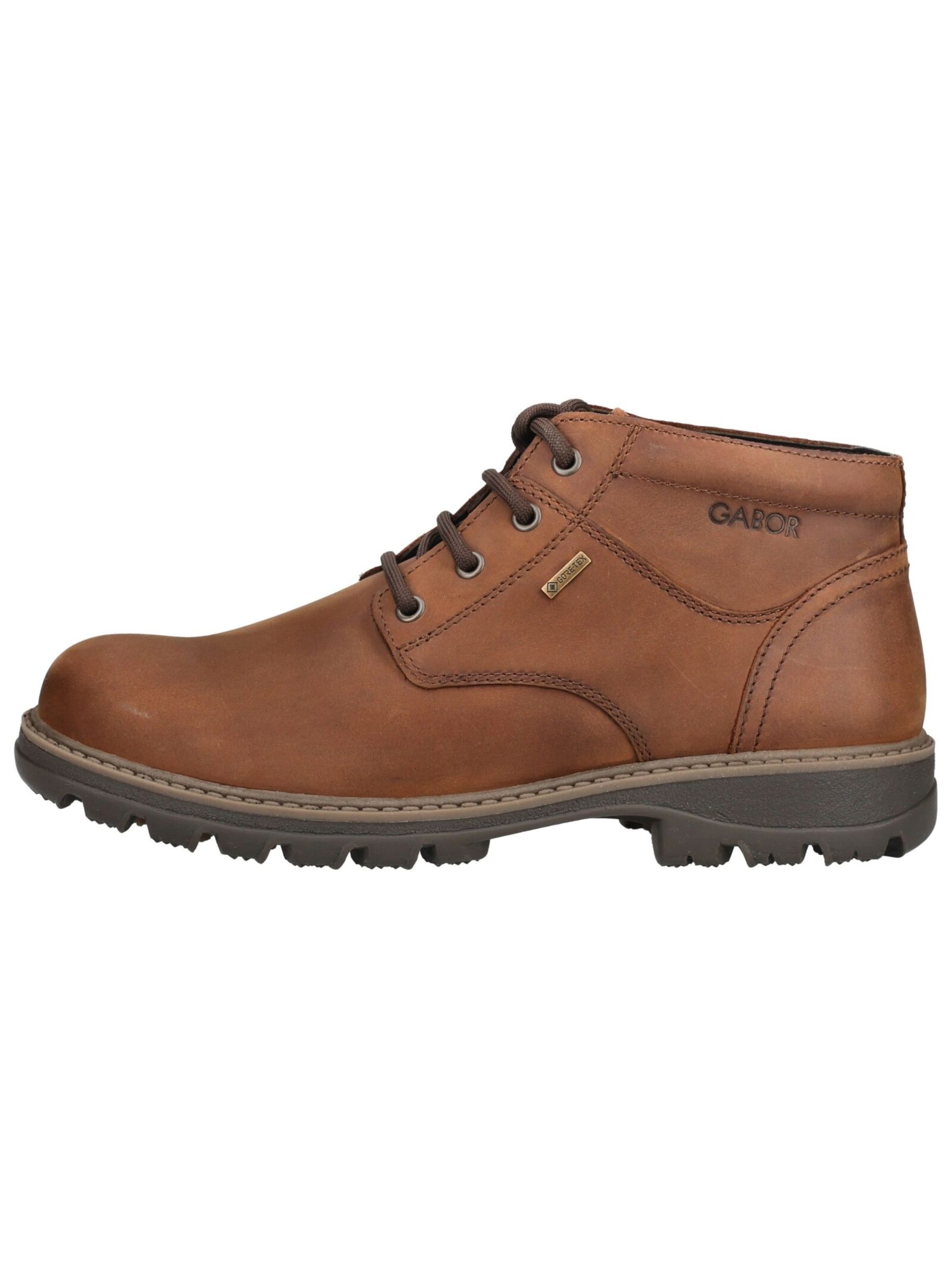 GABOR Lace-up boots in Brown