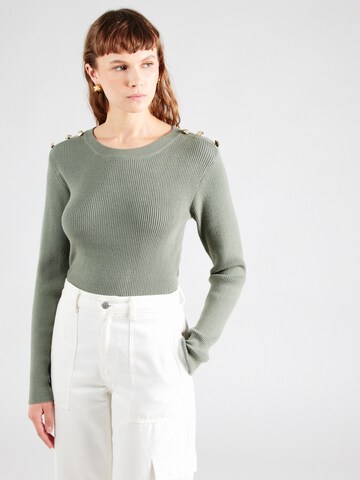 VILA Sweater in Green: front