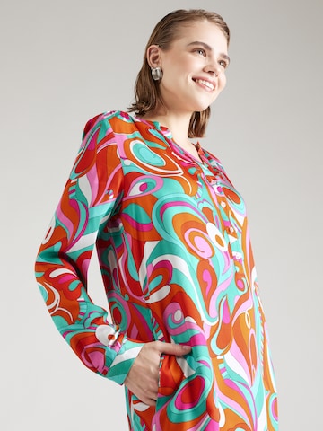 Robe Emily Van Den Bergh en mélange de couleurs