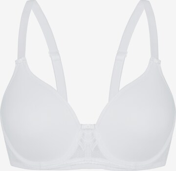 sassa T-shirt Bra in White: front