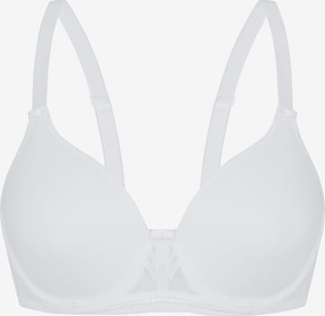 sassa T-shirt Bra in White: front