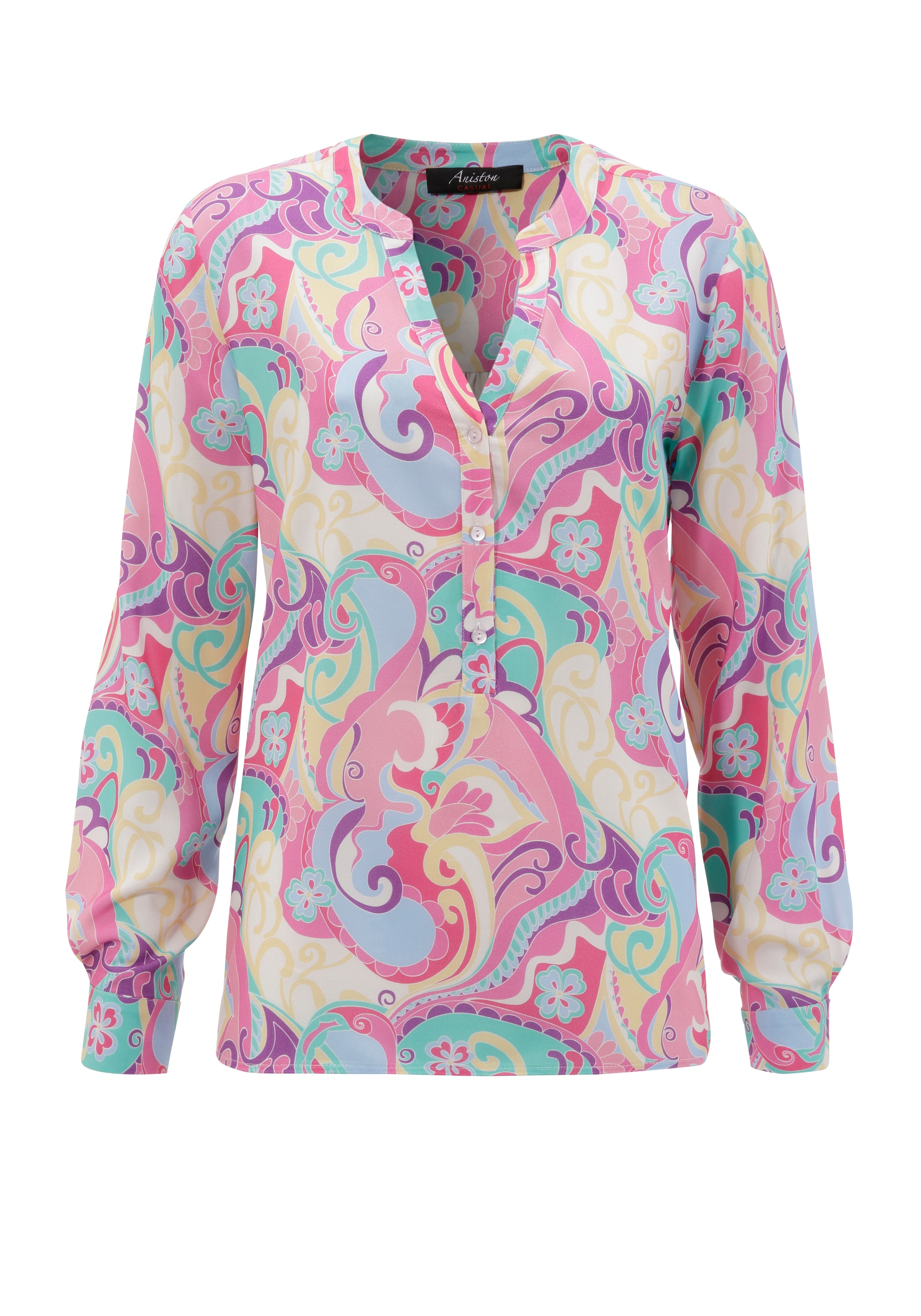 Aniston CASUAL Bluse in Mischfarben: Vorderseite