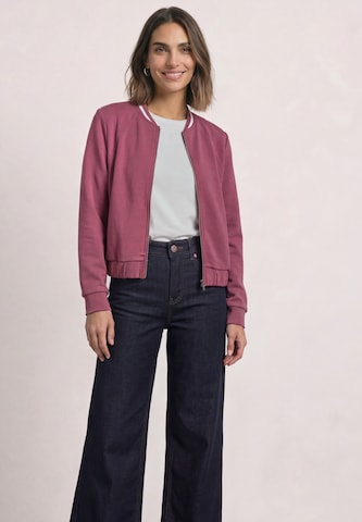 STREET ONE Zip-Up Hoodie in Pink: front