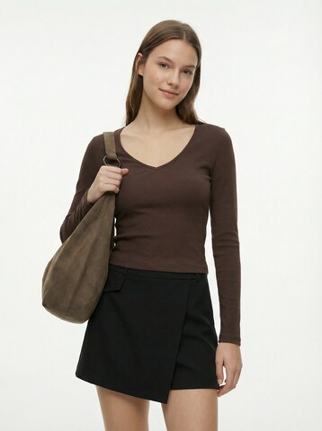 studioselect Футболка 'Mia' в Коричневый: спереди