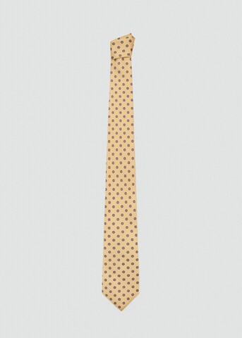 MANGO MAN Tie 'Retro' in Yellow