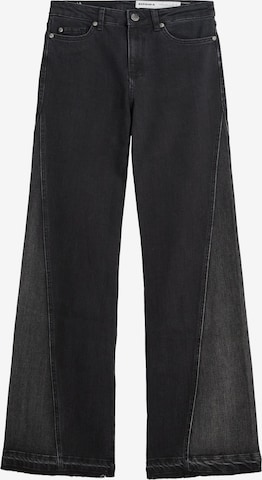 Evazați Jeans de la Bershka pe negru: față