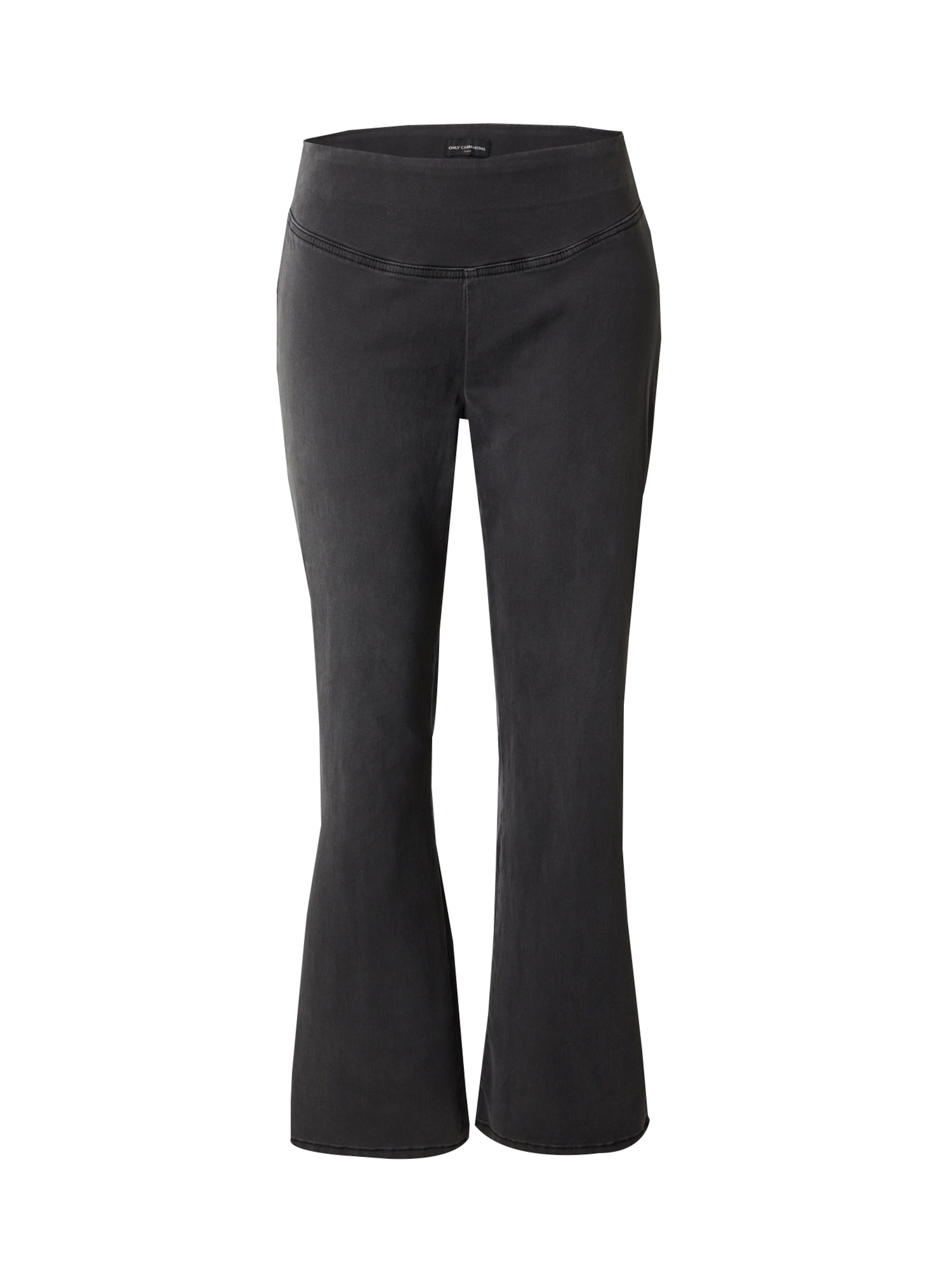 ONLY Carmakoma Flared Jeans 'CARRoyal' in Black: front