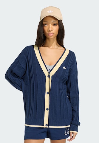 ADIDAS ORIGINALS Strickjacke in Blau: Vorderseite
