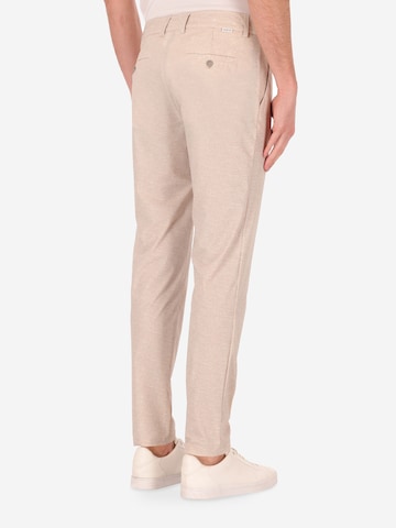 Distretto12 Regular Chino Pants 'Vidal' in Beige