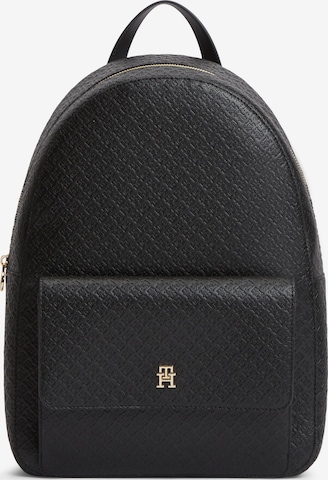 TOMMY HILFIGER Batoh 'MONO' – černá: přední strana
