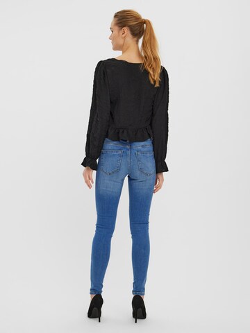 VERO MODA Blouse 'Holly' in Zwart