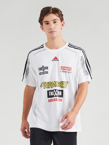 ADIDAS ORIGINALS Shirt 'Teamgeist' in Wit: voorkant