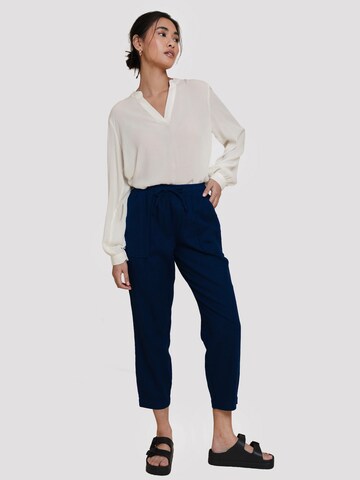 Threadbare Loosefit Broek 'Rosewood' in Blauw