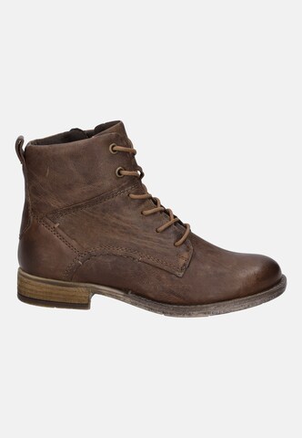 JOSEF SEIBEL Lace-up bootie 'Sienna' in Brown