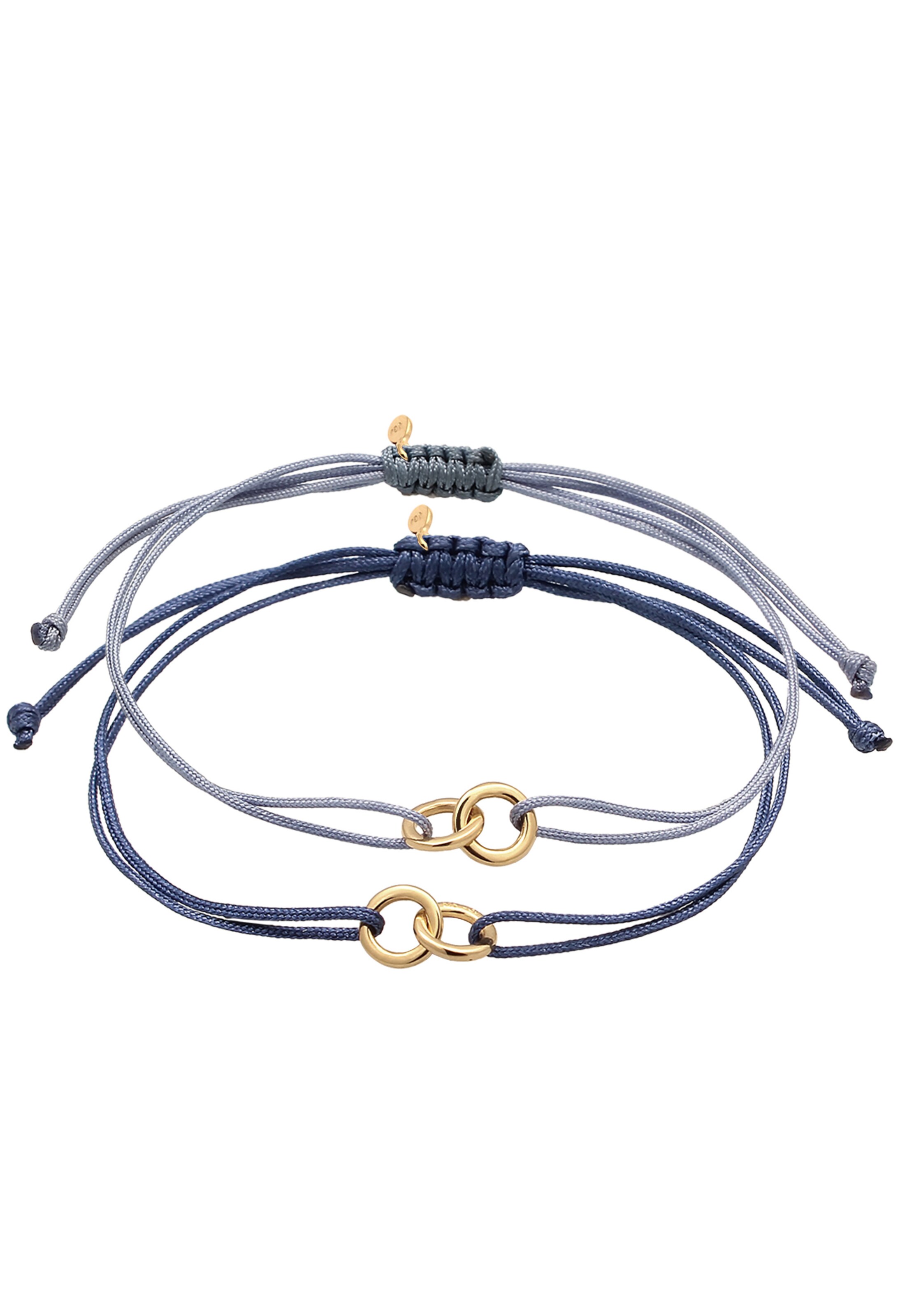 ELLI Bracelet 'Infinity' in Dark blue / Pastel purple, Item view