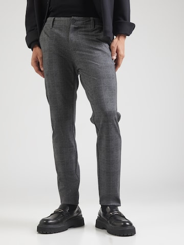 Only & Sons - Slimfit Pantalón chino 'Mark' en negro: frente
