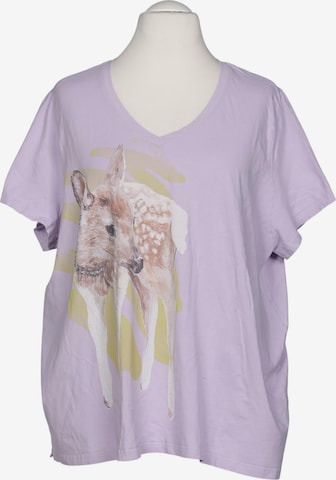 Ulla Popken T-Shirt 9XL in Lila: Vorderseite