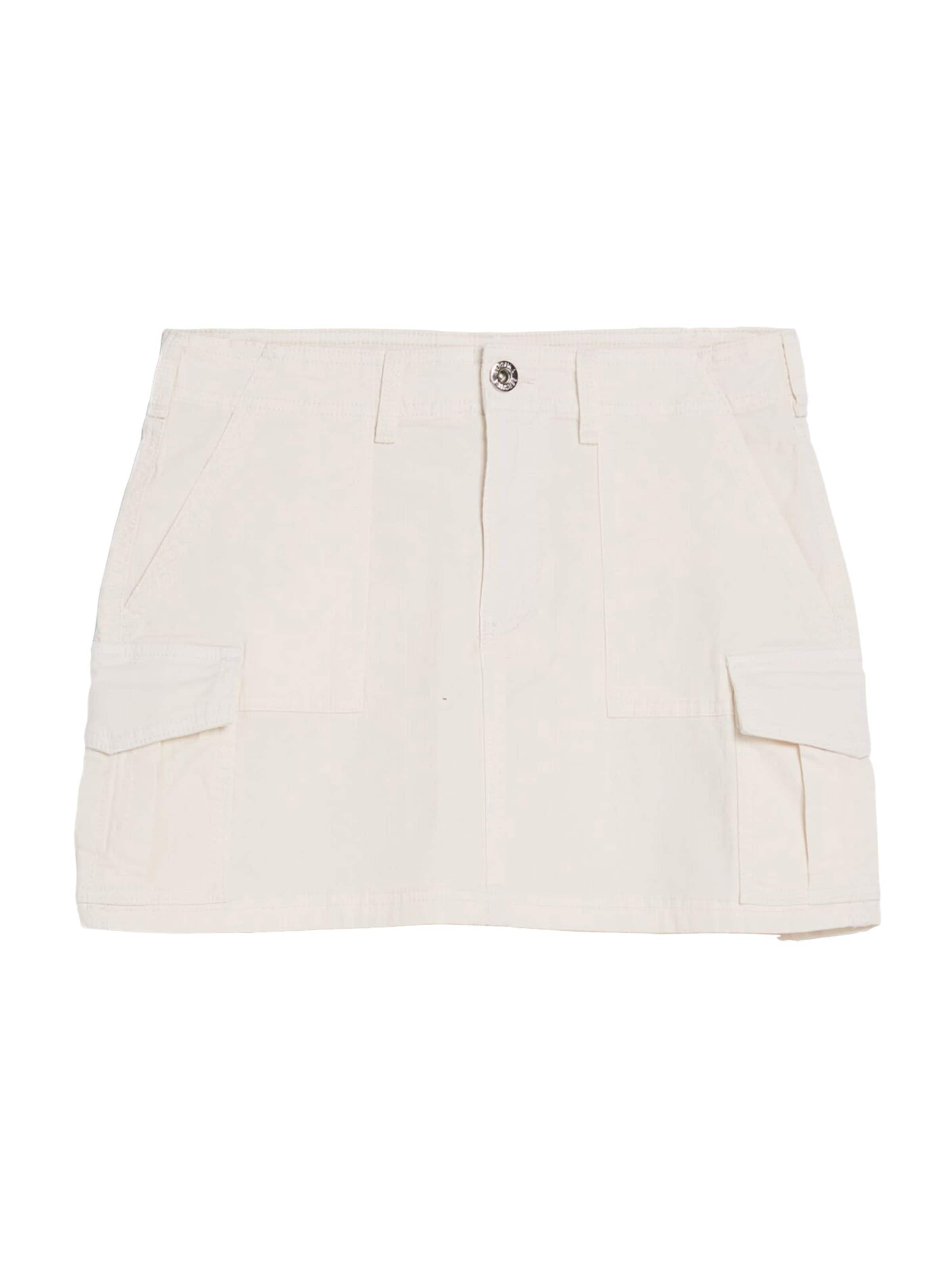 Jupe Bershka en blanc : devant