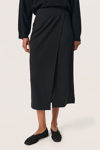 Jupe 'SLBea' SOAKED IN LUXURY en noir : devant