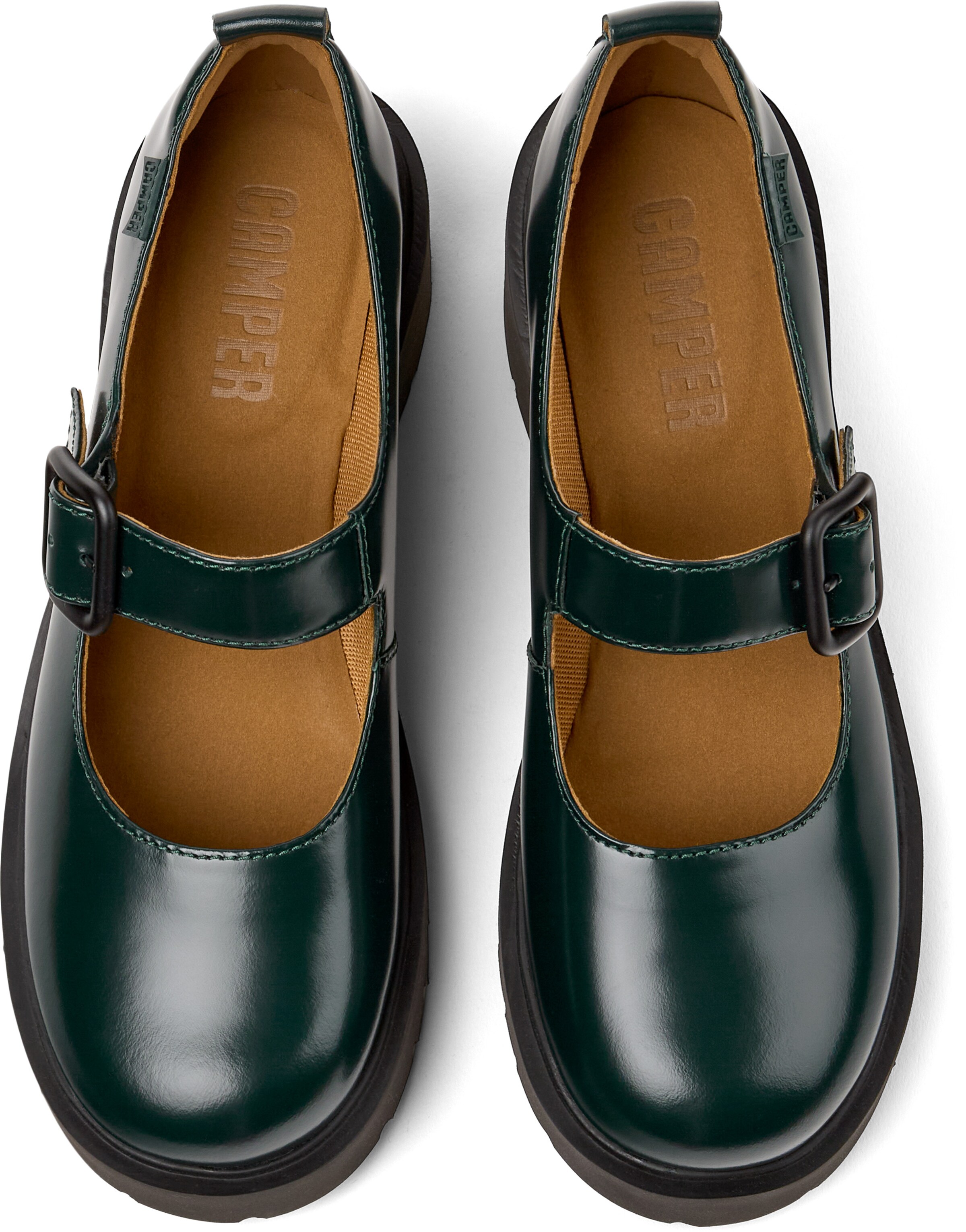 CAMPER Ballerina 'Milah' in Groen