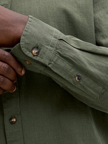 Slim fit Camicia 'JJESummer Band' di JACK & JONES in verde