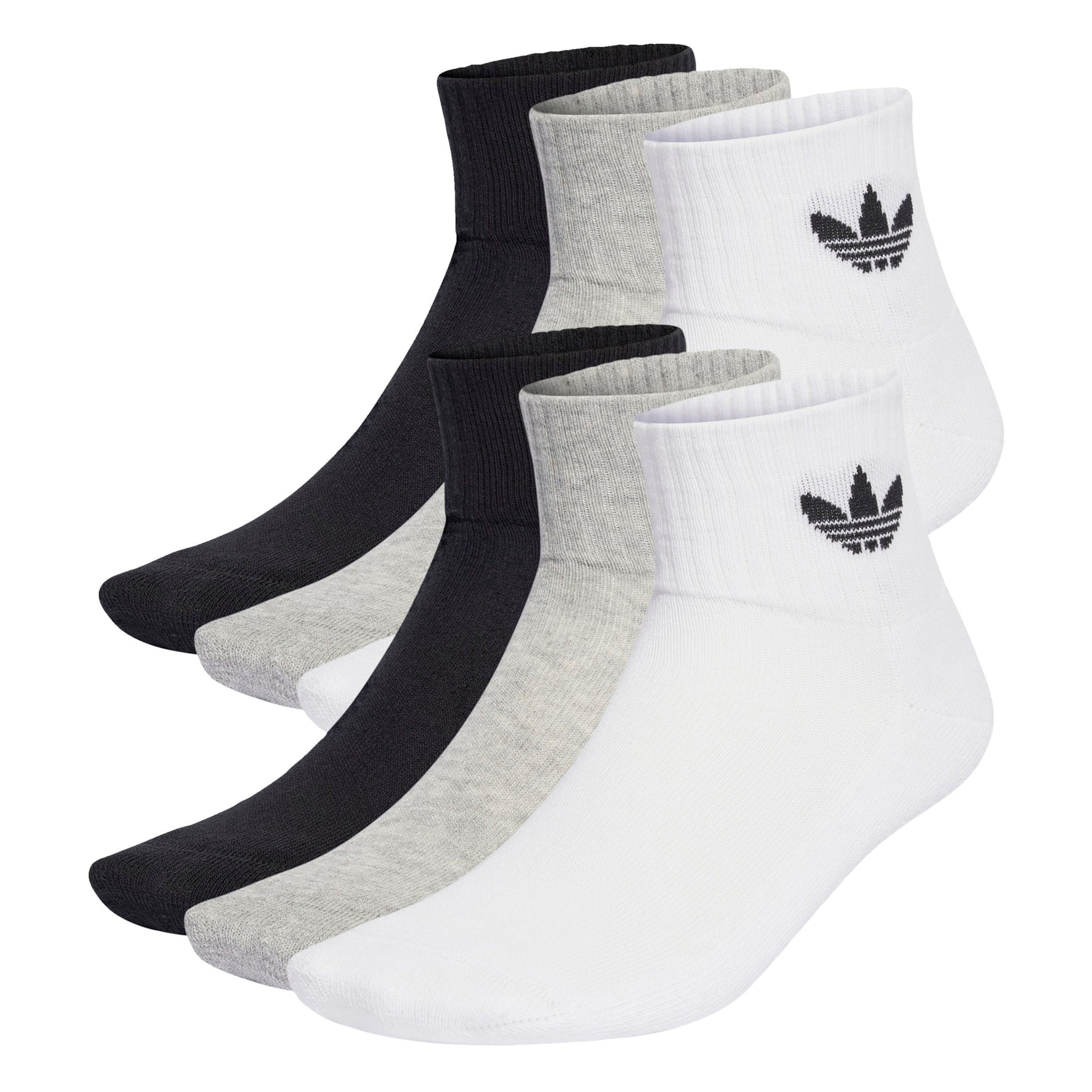 ADIDAS ORIGINALS Socks 'Mid Ankle 6 Pairs' in Mixed colours: front