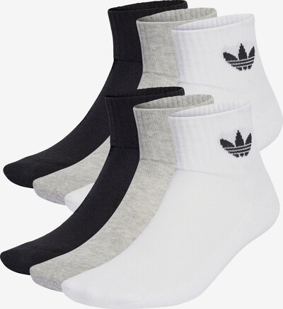 ADIDAS ORIGINALS Socken 'Mid  ' in beige / schwarz / weiß, Produktansicht