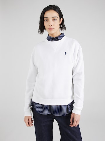 Polo Ralph Lauren Sweatshirt in White: front