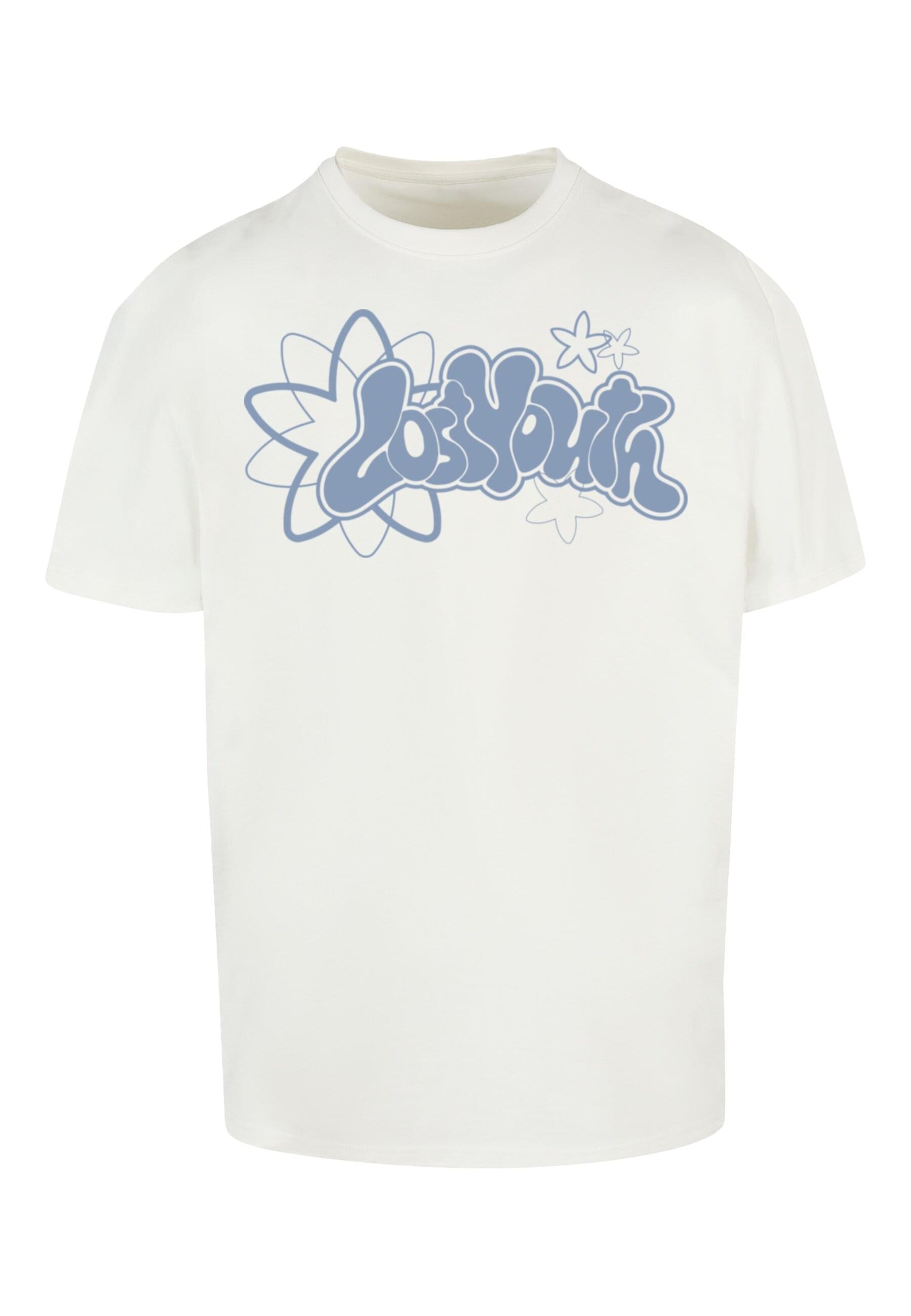 Lost Youth Μπλουζάκι 'Starry Silhouette' σε λευκό: μπροστά